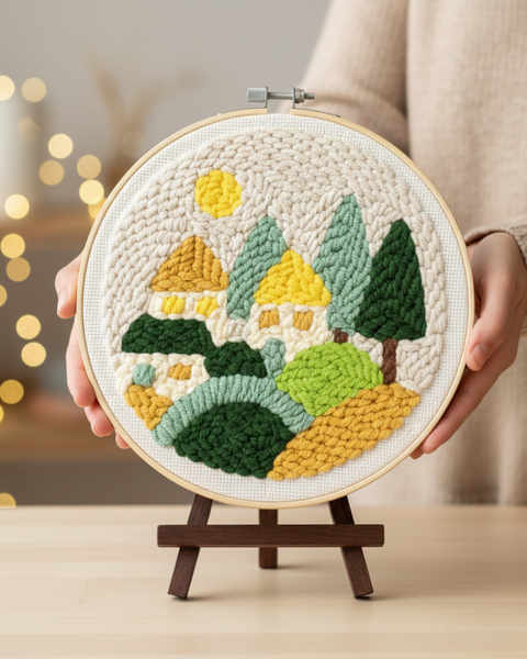 Zestaw do haftu pętelkowego Miejsce spokoju (PMBR004)