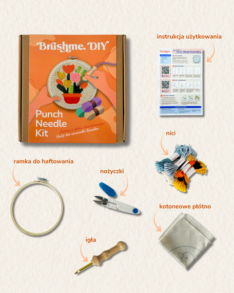 Zestaw do haftu pętelkowego Garniec szczęścia (PMBR008)