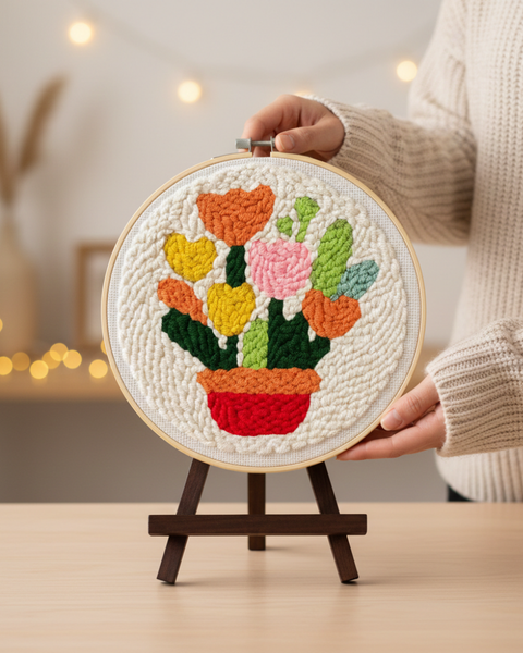 Zestaw do haftu pętelkowego Garniec szczęścia (PMBR008)