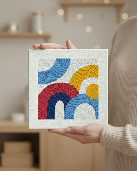 Zestaw do haftu pętelkowego Rytm kolorów (PMBR009)