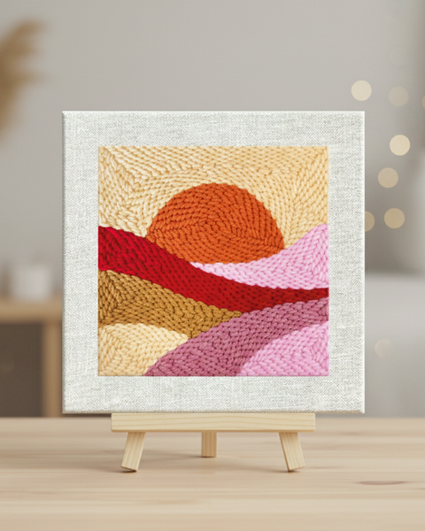 Zestaw do haftu pętelkowego Złoty zachód (PMBR013)