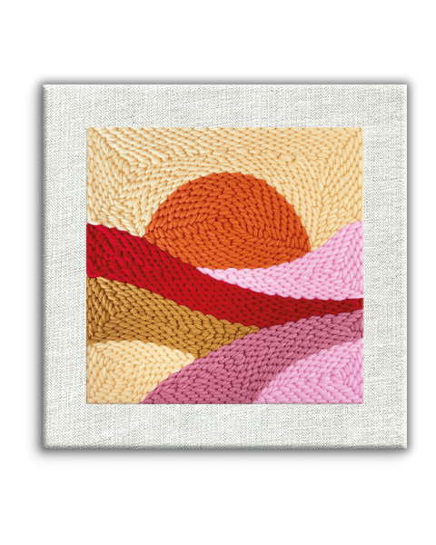 Zestaw do haftu pętelkowego Złoty zachód (PMBR013)