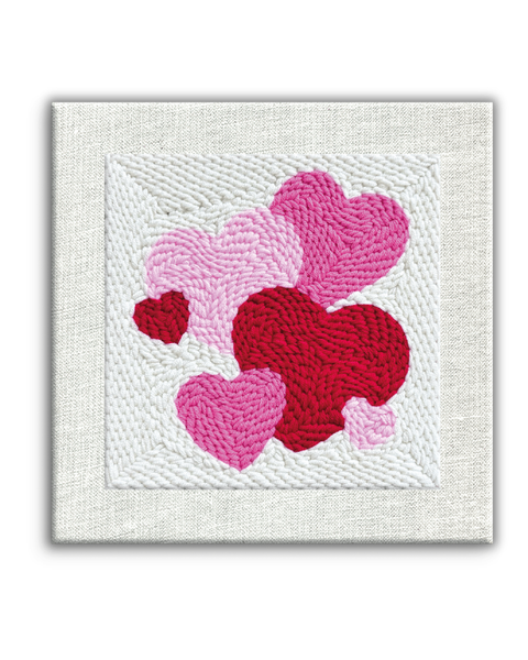 Zestaw do haftu pętelkowego Miłość w ściegach (PMBR015)