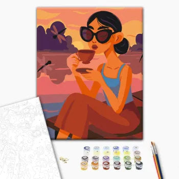 Malowanie po numerach Świat poczeka©Tetyana Shevtsova (RBS1050)