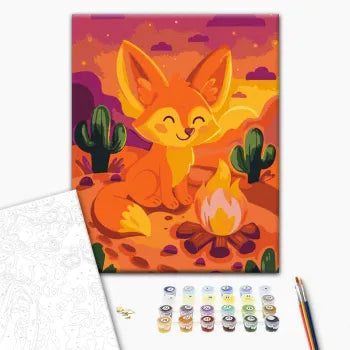 Malowanie po numerach Podróże lisiego szczeniaka ©Tetyana Shevtsova (RBS1052)