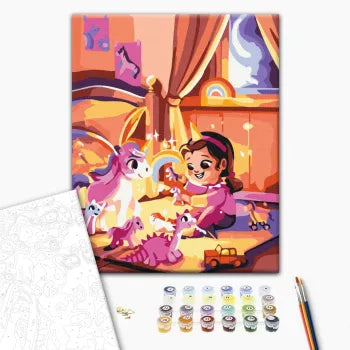 Malowanie po numerach Magia przed snem ©Jewgienija Lisowa (SQ30031)
