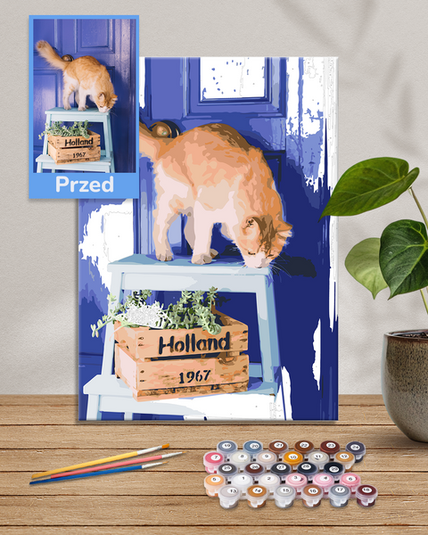 Malowanie po numerach z własnego zdjęcia - Zwierzęta