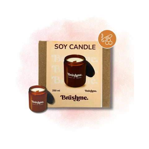 Świeca sojowa nalewana „Miód tytoniowy” 250 ml (CC011)