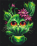 Malowanie po numerach Kociak kaktusowy ©Marianna Pashchuk (BS53868)