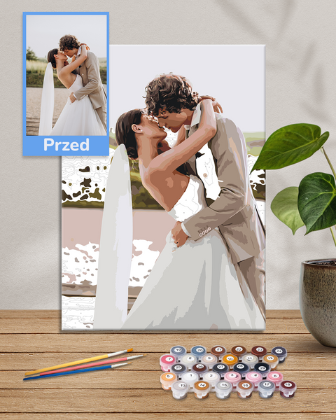 Malowanie po numerach z własnego zdjęcia - Wesela i imprezy