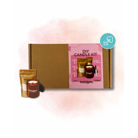 Zestaw do robienia świecy zalewanej „Puder bawełniany” 250 ml (SCC008)