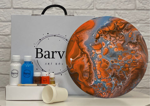 Zestaw do tworzenia Fluid art "Jowisz"