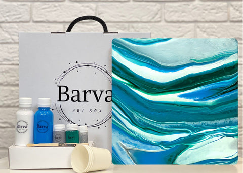 Zestaw do tworzenia Fluid art "Uran"