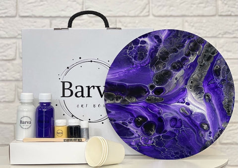 Zestaw do tworzenia Fluid art "Galaktyka"