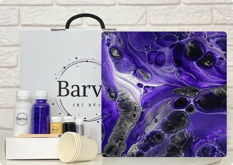 Zestaw do tworzenia Fluid art "Galaktyka"