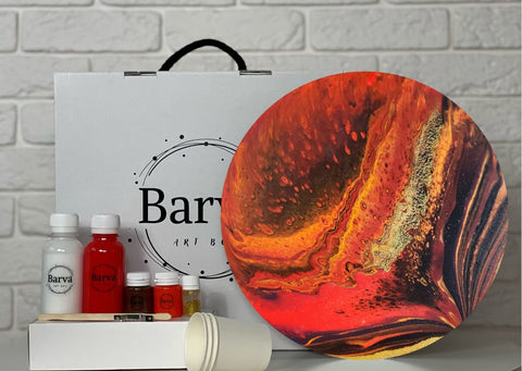 Zestaw do tworzenia Fluid art "Mars"