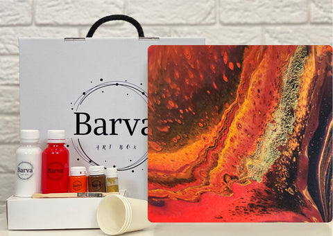 Zestaw do tworzenia Fluid art "Mars"