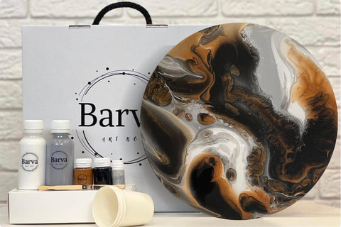 Zestaw do tworzenia Fluid art "Miesiąc"