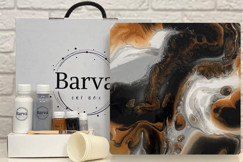 Zestaw do tworzenia Fluid art "Miesiąc"