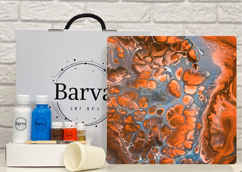 Zestaw do tworzenia Fluid art "Jowisz"