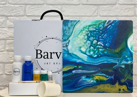 Zestaw do tworzenia Fluid art "Ziemia"