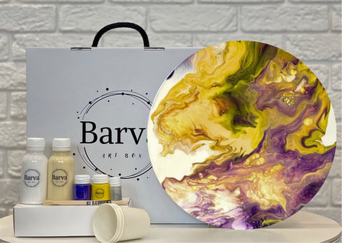 Zestaw do tworzenia Fluid art "Urok"