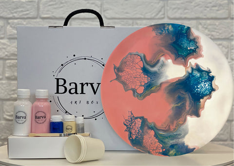 Zestaw do tworzenia Fluid art "Intryga"