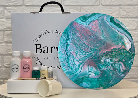 Zestaw do tworzenia Fluid art "Delikatność"