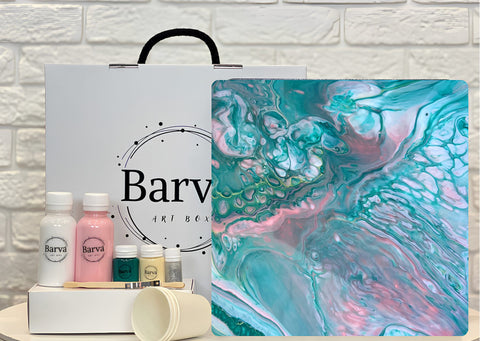 Zestaw do tworzenia Fluid art "Delikatność"