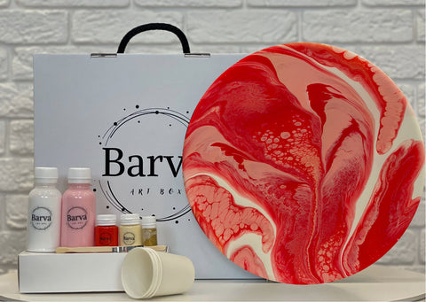 Zestaw do tworzenia Fluid art "Pocałunki"