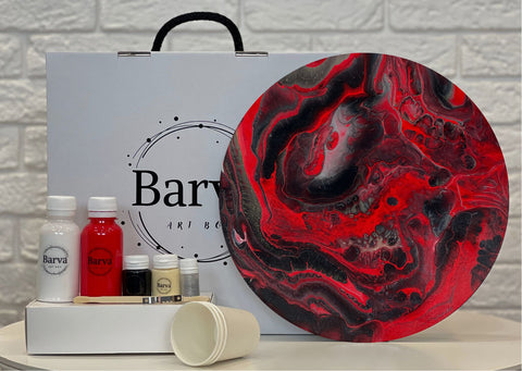 Zestaw do tworzenia Fluid art "Namiętność"