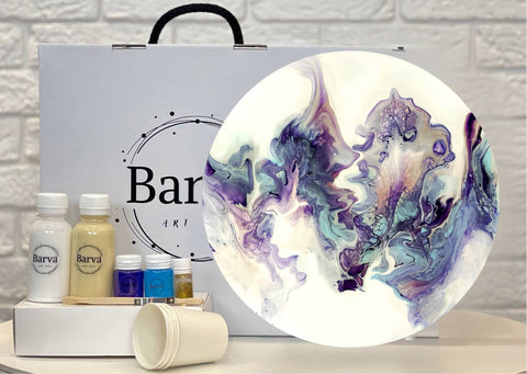 Zestaw do tworzenia Fluid art "Pasja"