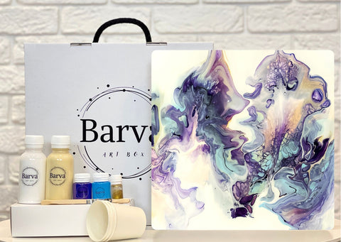 Zestaw do tworzenia Fluid art "Pasja"