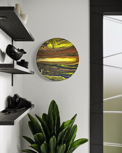 Zestaw do tworzenia Fluid art "Słońce"