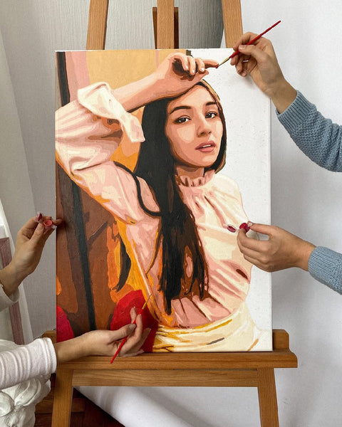 Malowanie po numerach z własnego zdjęcia - Portrety indywidualne