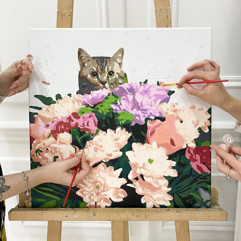 Malowanie po numerach z własnego zdjęcia - Zwierzęta