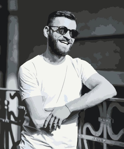 Malowanie po numerach z własnego zdjęcia - Czarno-białe