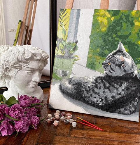 Malowanie po numerach z własnego zdjęcia - Zwierzęta