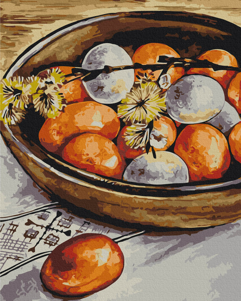 Malowanie po numerach Pisanki i wierzba © Karina Zimina (BS53950)