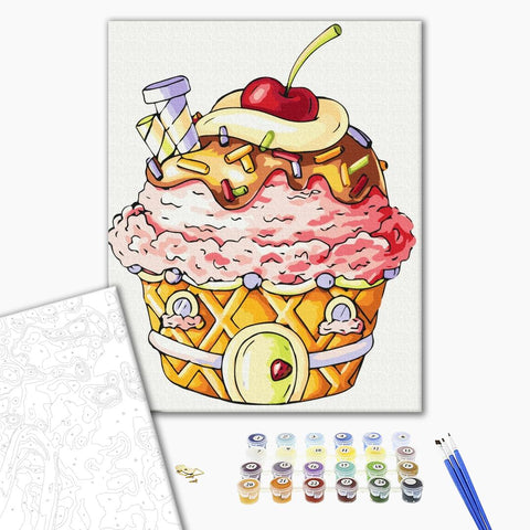 Malowanie po numerach Ciasto domowe (SBS012)