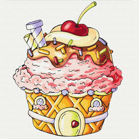 Malowanie po numerach Ciasto domowe (SBS012)