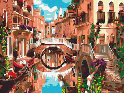 Malowanie po numerach Most nad kanałem (RBS23161)