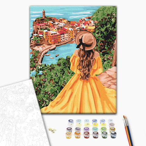 Malowanie po numerach Port Town (RBS51585)