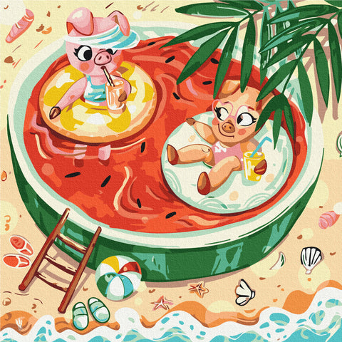 Malowanie po numerach Witaj, lato! © artdi.ua (SBS023)