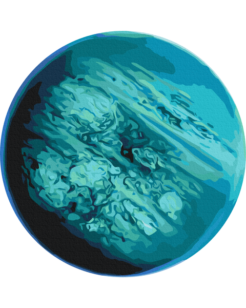 Okrągłe malowanie po numerach Uranus (rozmiar L) (RC00089L)