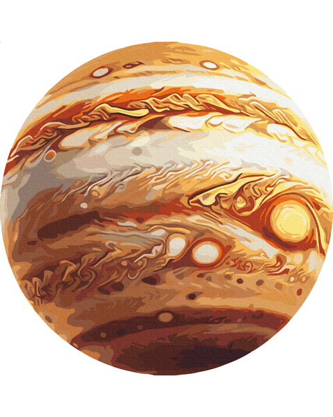 Okrągłe malowanie po numerach Jupiter (rozmiar L) (RC00090L)