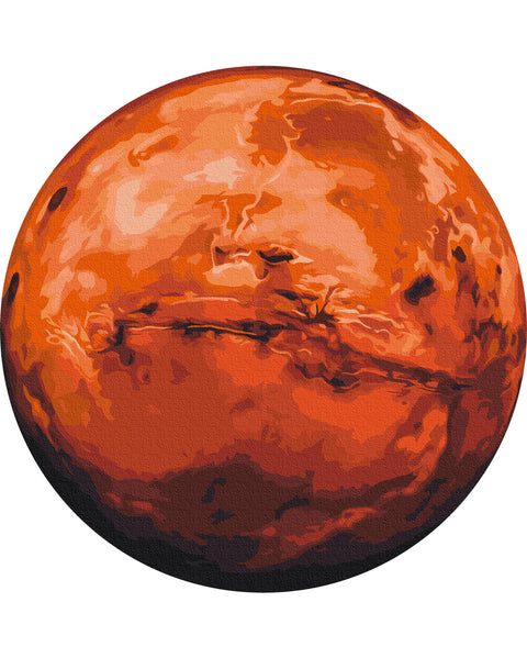 Okrągłe malowanie po numerach Mars (rozmiar L) (RC00088L)