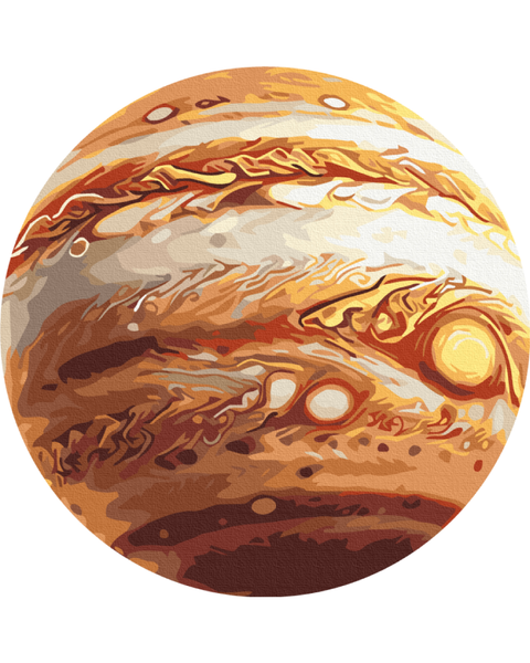 Okrągłe malowanie po numerach Jupiter (rozmiar M) (RC00090M)