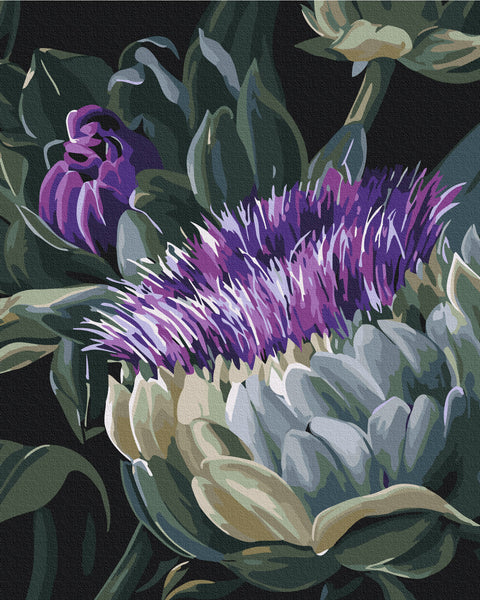 Malowanie po numerach Dziwne kwiaty © Yana Biluhina (BS54059)