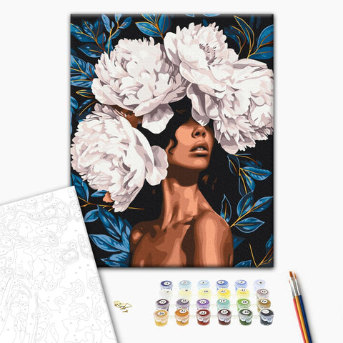 Malowanie po numerach Kwitnący welon (BS54012)